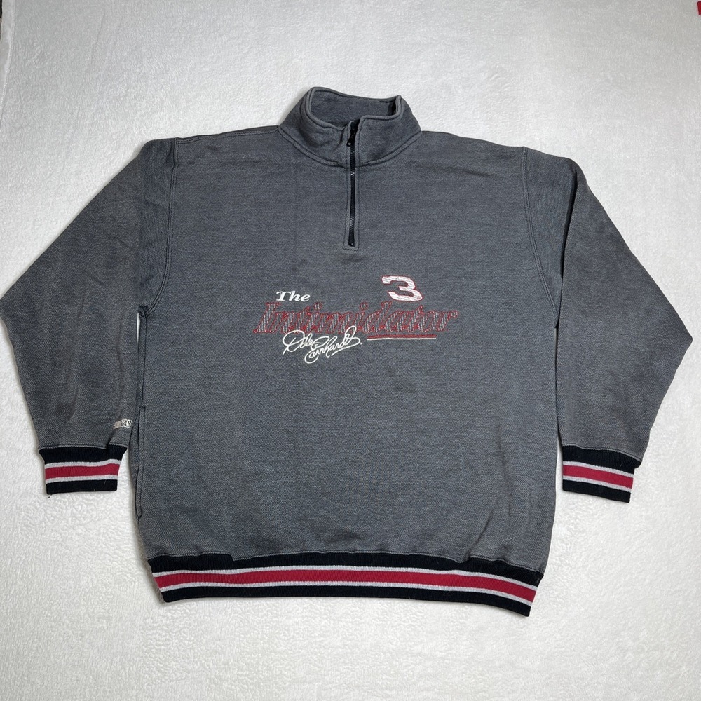 Vintage‎ Chase Dale Earnhardt The Intimidator #3 1/4 Zip Pullover Large Jacket